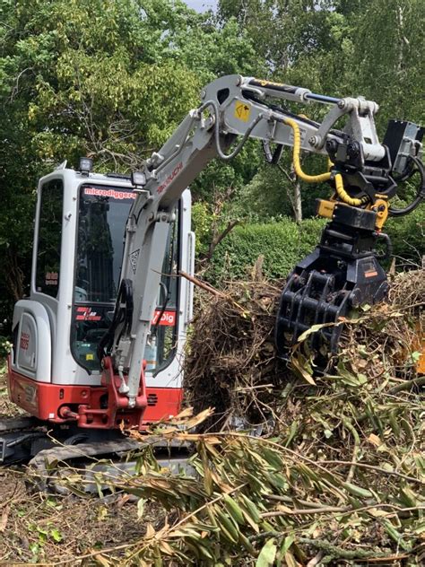 mini digger hire north west